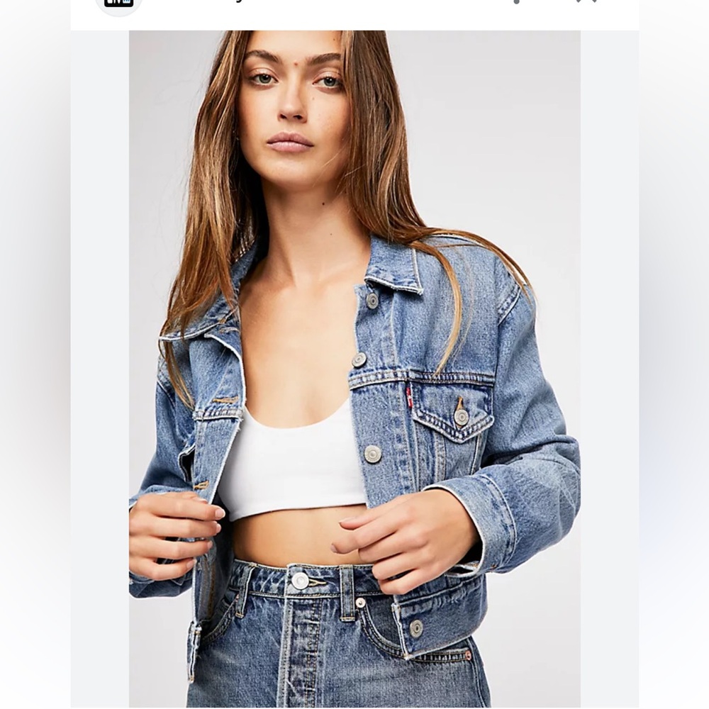 Levi’s Red Tag Original Cropped Trucker Jacket - EUC - Sz Xs- iconic !! 😍